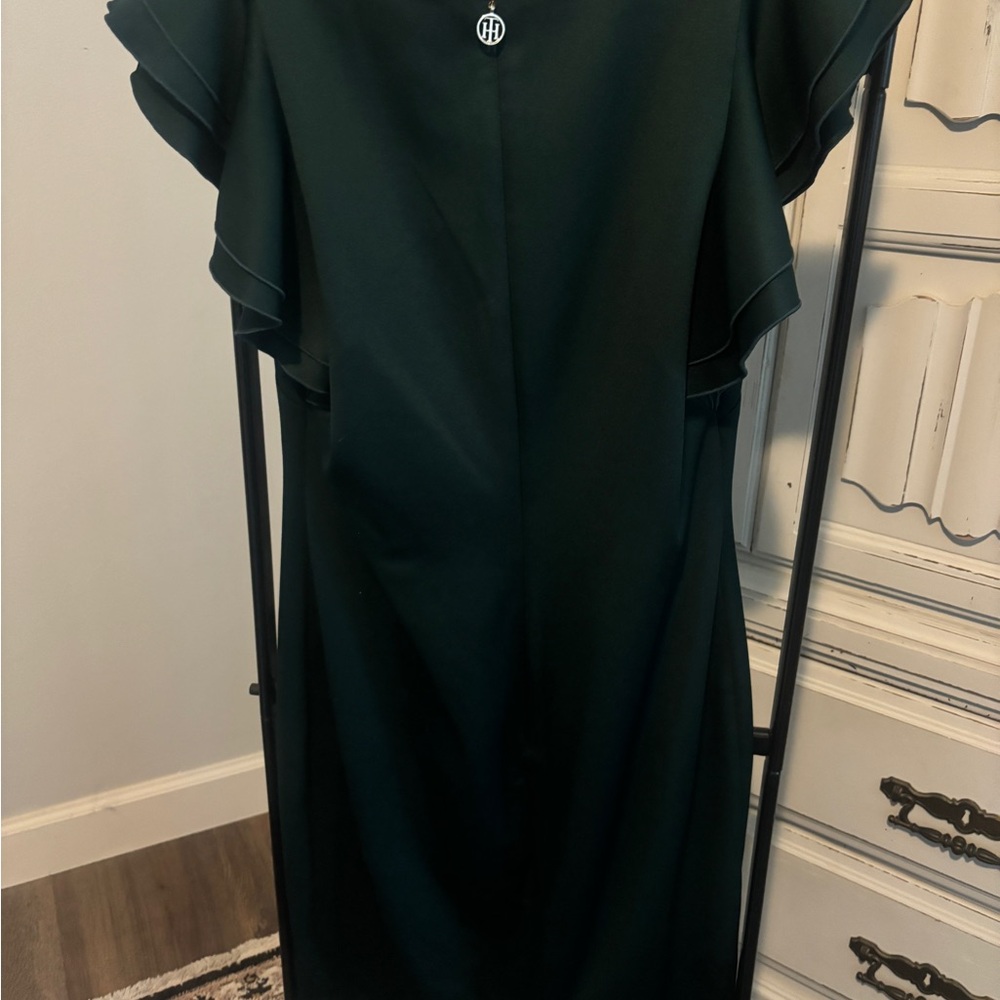 Tommy Hilfiger Dark Green Cocktail dress.